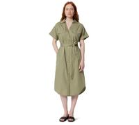 Amazon Essentials Vestido Camisero Holgado de Manga Corta con Botones y Cinturón Mujer