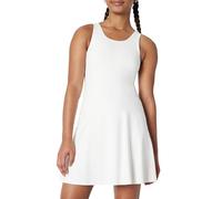 Amazon Essentials Vestido de Tenis Deportivo de FormFlex Supersuave, con Bodi, Sujetador y Pantalones Cortos Incorporados Niña, Blanco, 5 años