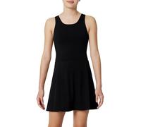 Amazon Essentials Vestido de Tenis Deportivo de FormFlex Supersuave, con Bodi, Sujetador y Pantalones Cortos Incorporados Niña, Negro, 10 años