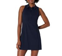 Amazon Essentials Vestido Deportivo FormFlex Tipo Polo para Tenis, Suave, con Sujetador y Pantalones Cortos Incorporados Mujer, Azul Marino, XS