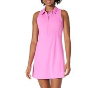 Amazon Essentials Vestido Deportivo FormFlex Tipo Polo para Tenis, Suave, con Sujetador y Pantalones Cortos Incorporados Mujer, Rosa, S