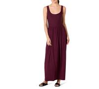 Amazon Essentials Vestido Largo sin Mangas y con Cintura (Talla Grande Disponible) Mujer, Burdeos, S