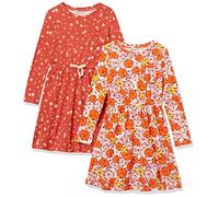 Amazon Essentials Vestido Tipo Camiseta de Cintura Elástica y Manga Larga Niña