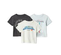 Amazon Essentials Warner Brothers Conjuntos de Camisetas Niño, Pack de 3, Superman Krypton, 2 años