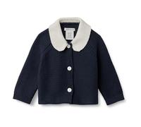 Amazon Essentials X Sofia Grainge - Chaqueta Unisex con Cuello Peter Pan para bebé, Azul Marino, 24 Meses