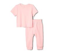 Amazon Essentials x Sofia Grainge Conjunto de Camiseta y Pantalón Unisex Bebés, Rosa, 0-3 Meses