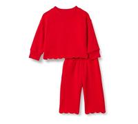 Amazon Essentials x Sofia Grainge Conjunto de Pantalón y Sudadera de Felpa Francesa Bebé Niña, Rojo, 0-3 meses