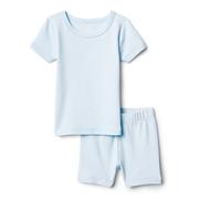 Amazon Essentials x Sofia Grainge Conjunto de Pijama de Manga Corta Mommy and Me Unisex bebé, Azul Claro, 12 Meses