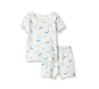 Amazon Essentials x Sofia Grainge Conjunto de Pijama de Manga Corta Mommy and Me Unisex niños, Pack de 2, Ballenas Marfil, 24 meses