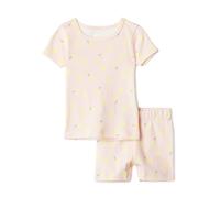Amazon Essentials x Sofia Grainge Conjunto de Pijama de Manga Corta Mommy and Me Unisex niños, Pack de 2, Limón Rosa Claro, 24 meses