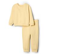 Amazon Essentials x Sofia Grainge Conjunto de Sudadera y Pantalón Unisex Bebés, Amarillo Mantequilla, 3-6 Meses