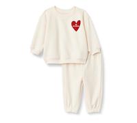Amazon Essentials x Sofia Grainge Conjunto de Sudadera y Pantalón Unisex Bebés, Corazones/Valentín, 3-6 meses