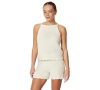 Amazon Essentials x Sofia Grainge Mamá y Yo Conjuntos de Jerséis y Camisetas sin Mangas de Ganchillo de Algodón Mujer, Marfil, XS