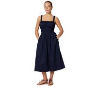 Amazon Essentials x Sofia Grainge Mamá y Yo Vestidos de Satén de Algodón Mujer, Azul Marino, XS
