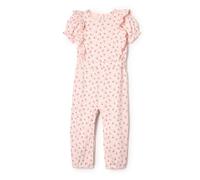 Amazon Essentials x Sofia Grainge - Mameluco con volantes para niña pequeña, color rosa pálido, 3T