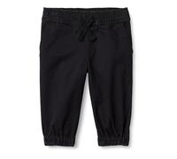 Amazon Essentials X Sofia Grainge - Pantalones Deportivos Unisex de Sarga para bebé, Color Negro, Talla XS