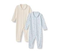 Amazon Essentials x Sofia Grainge Pelele sin Pies Unisex Bebés, Pack de 2, Gansos/Marfil, 0-3 meses