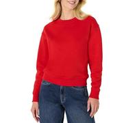 Amazon Essentials x Sofia Grainge Sudadera Boxy con cuello redondo y hombros descubiertos Mujer, Rojo, L