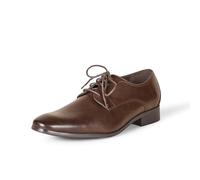 Amazon Essentials Zapato Derby Hombre, Marrón Oscuro, 41.5 EU