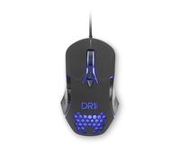 [Amazon Exclusive] DR1TECH Guardian Ratón Gaming con Cable De Tela Ultra Resistente - 7 Teclas hasta 3200 dpi - Diseño Ligero Y Resistente - Ratón Ergonómico Alámbrico para PC/PS4/XBOX