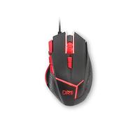[Amazon Exclusive] DR1TECH Hunter Ratón Gaming Profesional [5 Pesas Extraíbles + Triple Fire] - 9 Teclas hasta 4200 dpi - Ratón Ergonómico con Cable para PC/PS4/XBOX