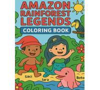 Amazon Jungle Legends for Kids - Volume 1: Color and Learn Amazon Myths