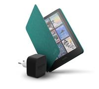 Amazon Kindle Colorsoft 16 GB + Funda verde jade de tela + Adaptador de 9 W
