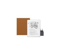 Amazon Kindle Scribe 64 GB (Graphite) + Lápiz Prémium + Funda Con Tapa | Piel Prémium (Caramel) + USB-C Chargeur