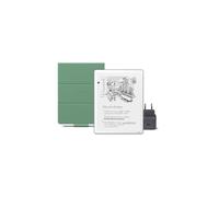 Amazon Kindle Scribe 64 GB (Graphite) + Lápiz Prémium + Funda | Material Vegetal (Matcha) + USB-C Chargeur