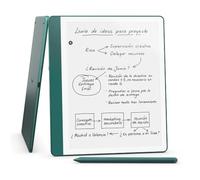 Amazon Kindle Scribe (64 GB) | Pantalla rediseñada con bordes uniformes y escritura directa en libros y documentos | Lápiz prémium | Verde jade metalizado + Kindle Unlimited
