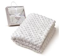 Amazon, Mantas para bebés en color gris - Relieve Burbujas y borreguillo