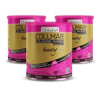 DRASANVI COLLMAR BEAUTY COLAGENO MARINO PARA LA PIEL, Colageno Hidrolizado con Vitamina C Natural, Biotina y Acido Hialuronico, Piel Bonita e Hidratada, Sabor Frutos del Bosque, 3 x 275 GR