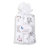 Amazon Pack de 3 Gasas para bebés, Gris