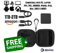 Amazon Portable 1TB 2TB Externo SSD Resistente al Polvo al Agua 2000MB/s + Es...