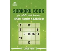 Amazon Sudoku Puzzle Book for Adults: 1200+ Easy to Hard Puzzles in Large A4 Format to Train Your Brain and Improve Focus (best gift)