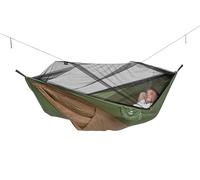 AMAZONAS Adventure Moskito Hammock Thermo | Hamaca Ultraligera King-Size, con protección térmica integrada y mosquitera | Solo 470g, hasta 150kg | Ideal para Trekking y Camping en Cualquier Clima