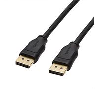 AmazonBasics Cable Adaptador DisplayPort a DisplayPort, 3 m, Negro
