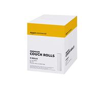 AmazonCommercial Rollos de Papel para Camilla, 2 Capas Premium, 9 Rollos (1 Paquete), 50 Metros/143 Hojas por Rollo, Tamaño de Hoja: 34cm x 49,2cm