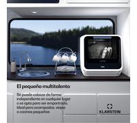 Amazonia | Mini lavavajillas | Compacto | 7 Programas | Portátil Klarstein