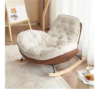 AMAZWI Mecedora Moderna Sala Estar,Cojín Franela For Dormitorio, Sala Estar, Interior Y Exterior(Coffee)