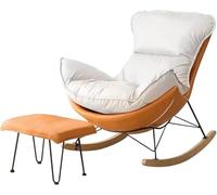 AMAZWI Mecedora Reclinable Sala Estar Sillón Balcón Sillón Cama Moderno Y Suave For Dormitorio Y Sala Estar con Reposapiés