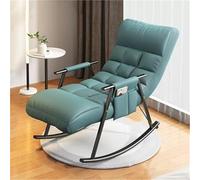 AMAZWI Mecedora Sillón Reclinable Sala Estar Dormitorio Tela Tecnológica Cómoda con Bolsillos Laterales(Sea Blue)