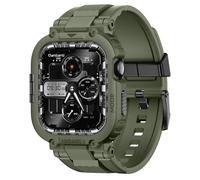 amBand Correa para iWatch Series 11/10 de 46 mm para hombre, pulsera táctica deportiva M1 a prueba de golpes para Apple Watch de 46 mm, perfecta para entusiastas del fitness/al aire libre, fanáticos