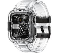 amBand Funda compatible con Apple Watch Series 10 de 46 mm, para hombres y mujeres, M1 Sport, resistente, correa táctica, protector de parachoques de grado militar, para iWatch de 46 mm, para hombres
