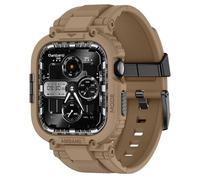 amBand Funda y correas para Apple Watch Series 11/10 de 46 mm para hombre, M1 Sport Series, funda resistente para correas de reloj iPhone, actividades al aire libre, protección esencial de cuerpo