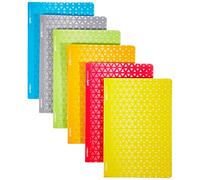 Ambar 6 x Cuad Grapado PP A5 48H Polip Triang 4mm, 6 colores
