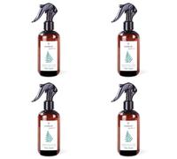 Ambar Activación Palo Santo - Pack de 4 Ambientadores en Spray (4x225ml) - Fragancia Natural, Relajante y Duradera, Ideal para Hogar, Oficina y Coche - Total 900ml