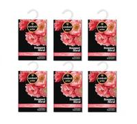 Ambar Perfums Ambientador Armario Bouquet Floral Pack 6 Unidades | Sachet Perfumado para Ropa y Cajones | Fragancia Floral de Larga Duración