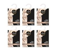 Ambar Perfums Ambientador Armario Lino Blanco Pack 6 Unidades | Sachet Perfumado para Ropa y Cajones | Fragancia Fresca y Elegante de Larga Duración