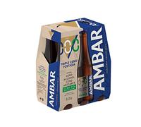 Ambar Triple Zero Tostada - Pack 6 botellas x 25cl - 0.0% Volumen de Alcohol.